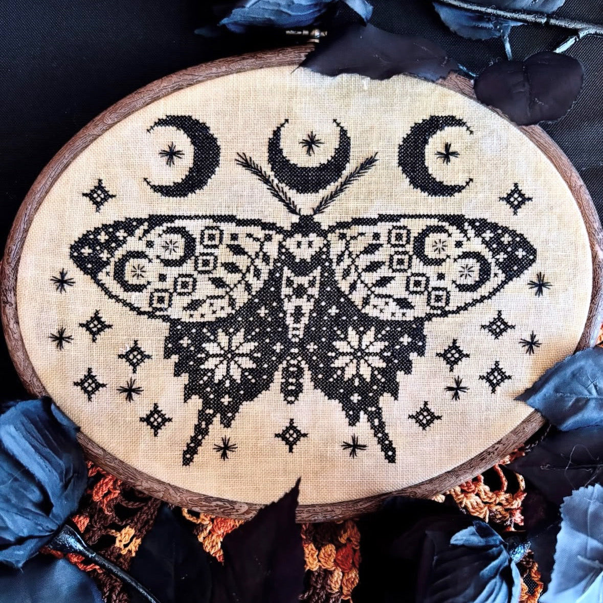 PRE ORDER Lunar Moth Cross stitch Pattern
