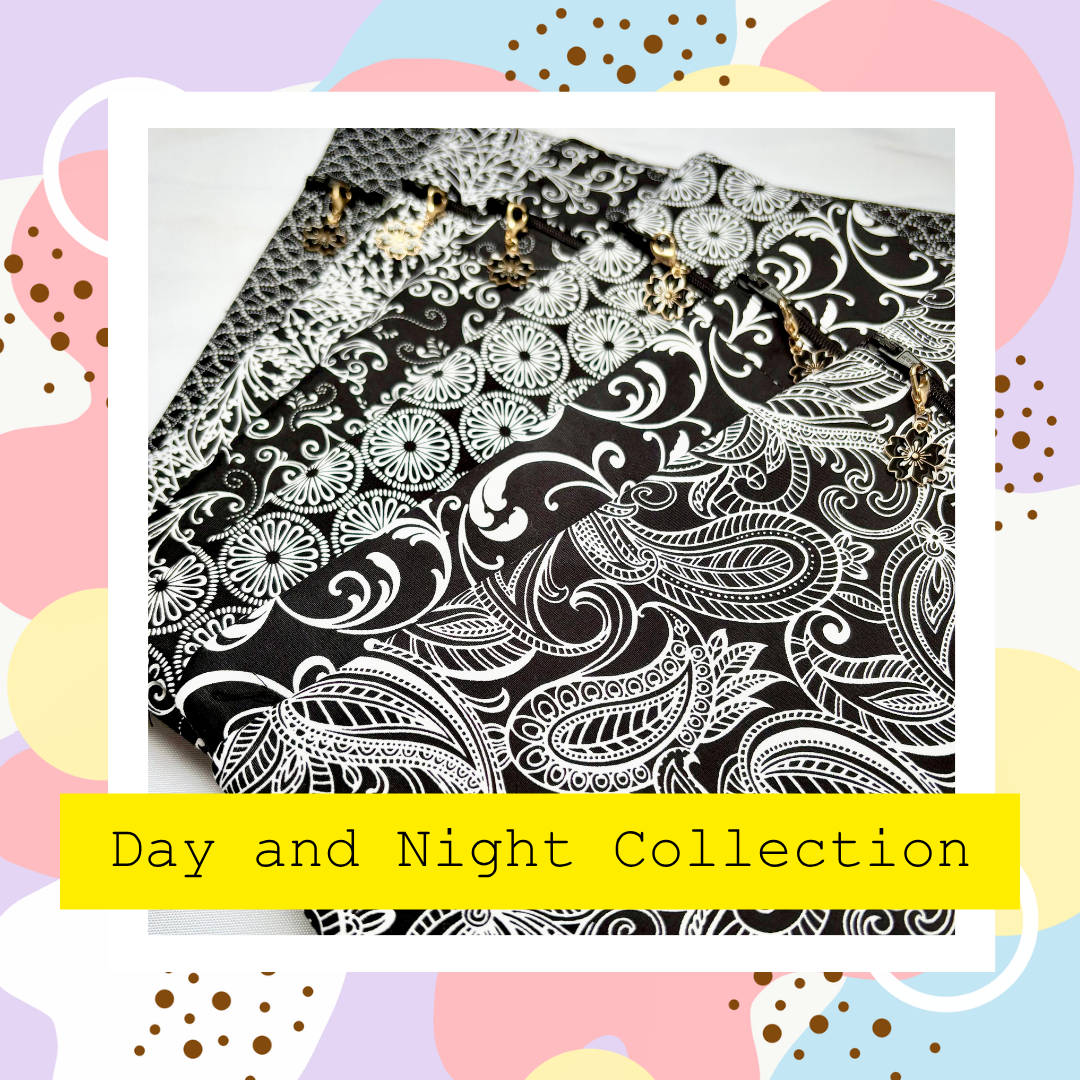 Night & Day Collection - Project Bag- Size: 11'x14' (27.9cm x 35.6cm)