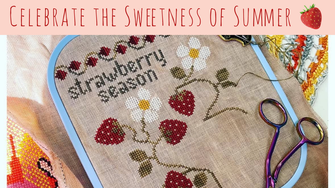 Celebrate the Sweetness of Summer with Our Strawberry Cross-Stitch Patterns! 🍓
