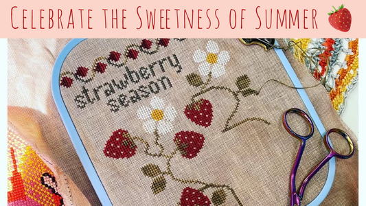 Celebrate the Sweetness of Summer with Our Strawberry Cross-Stitch Patterns! 🍓