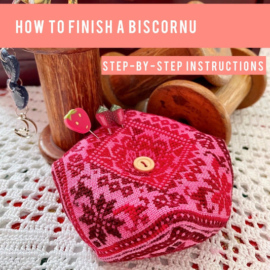 🧵 How to Finish a Biscornu – Step-by-Step Instructions