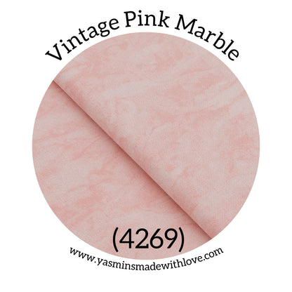 Zweigart 32ct Murano Evenweave – Vintage Pink Marble (4269)