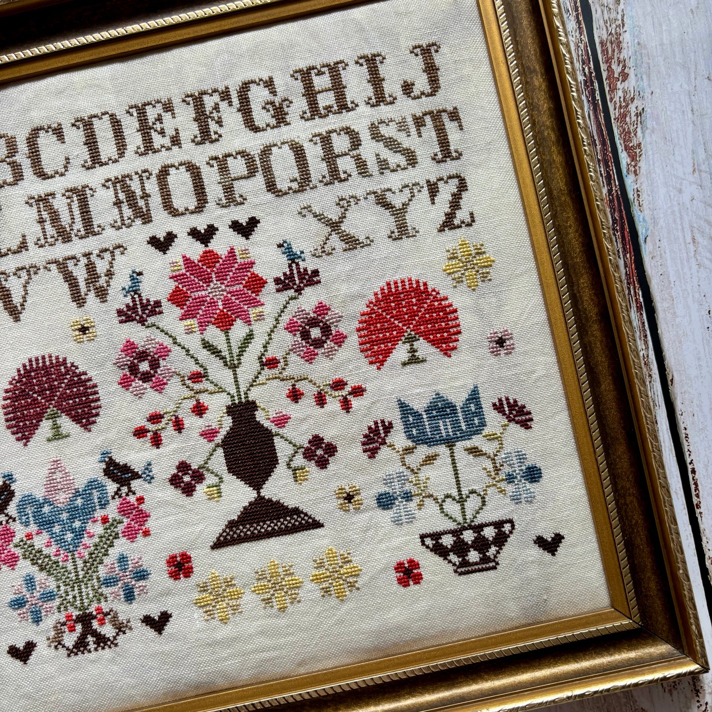 Garden Sampler Cross-stitch Chart