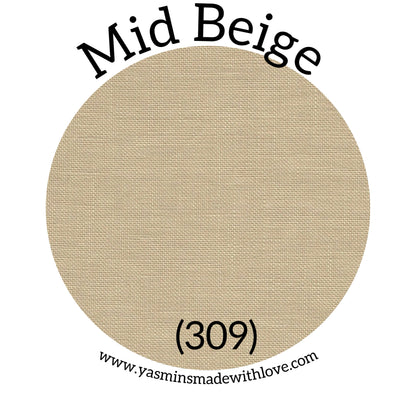 EDINBURGH 36 CT LINEN MID BEIGE (309 )