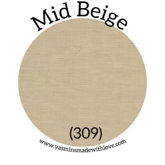 EDINBURGH 36 CT LINEN MID BEIGE (309 )