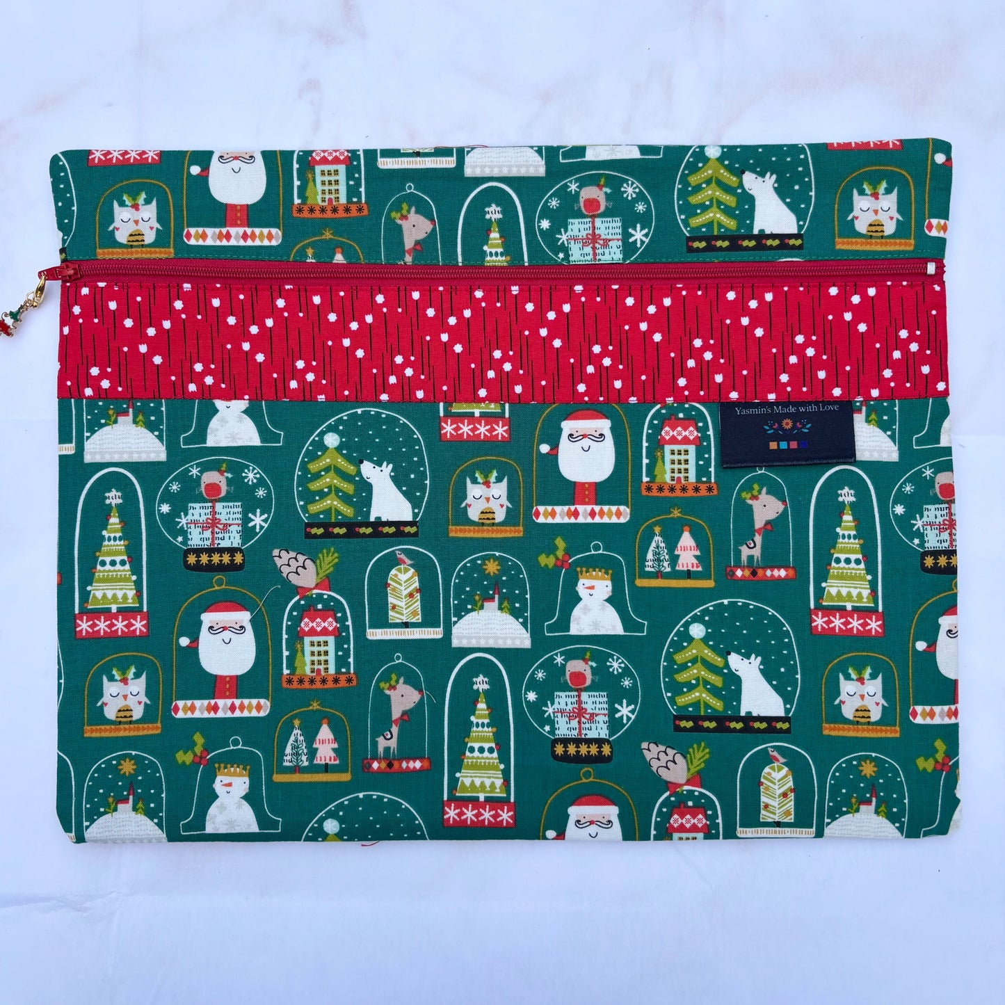 Christmas Project Bag for Cross-stitch & Embroidery