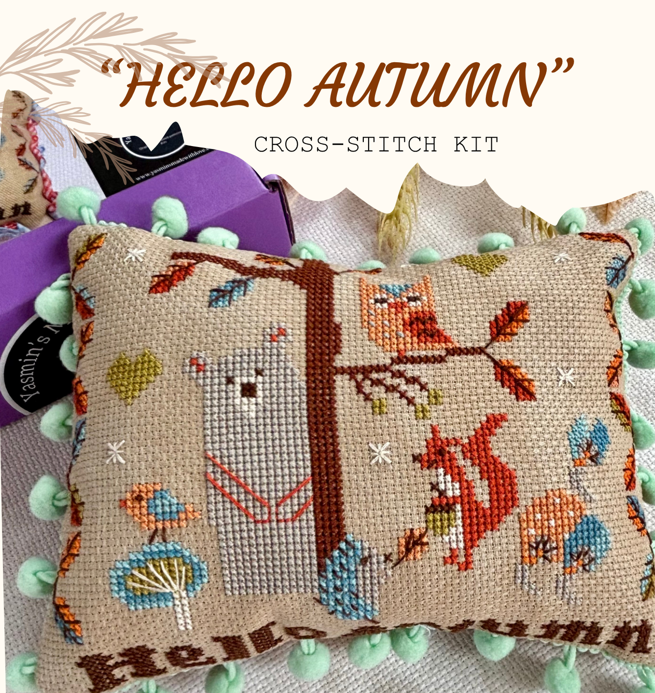 Hello Autumn Cross-stitch Kit