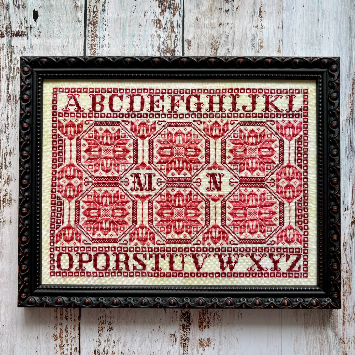 Tulips and Stars Cross-stitch Chart