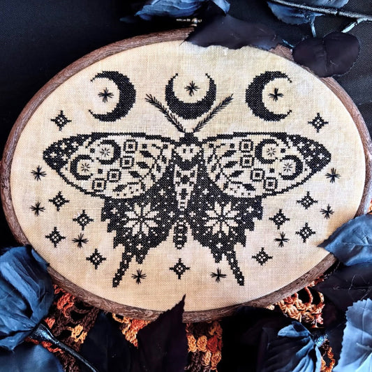 PRE ORDER Lunar Moth Cross stitch Pattern