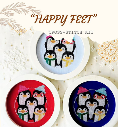 Happy Feet Cross-stitch Kit