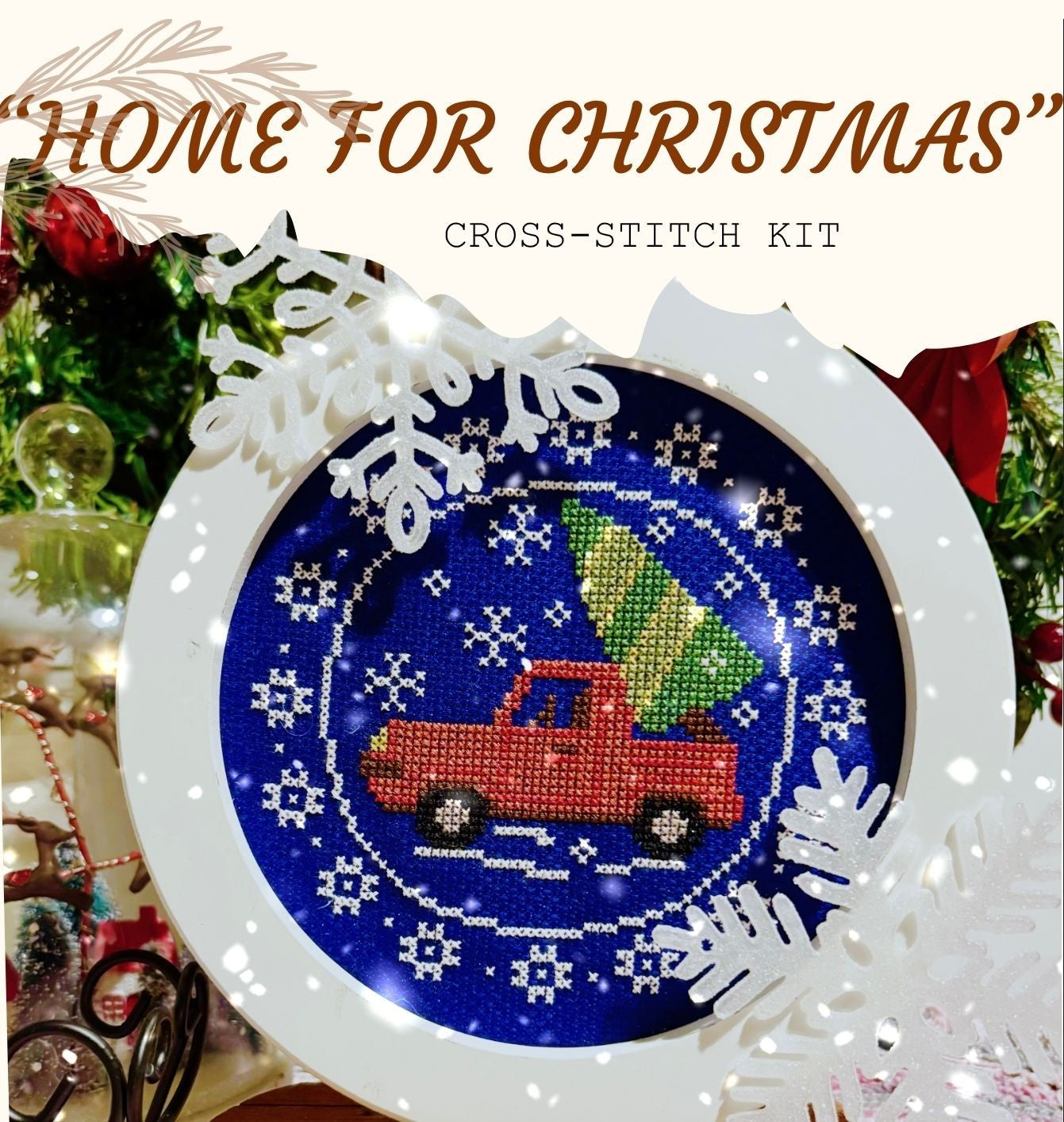 Home for Christmas Cross-stitch Kit