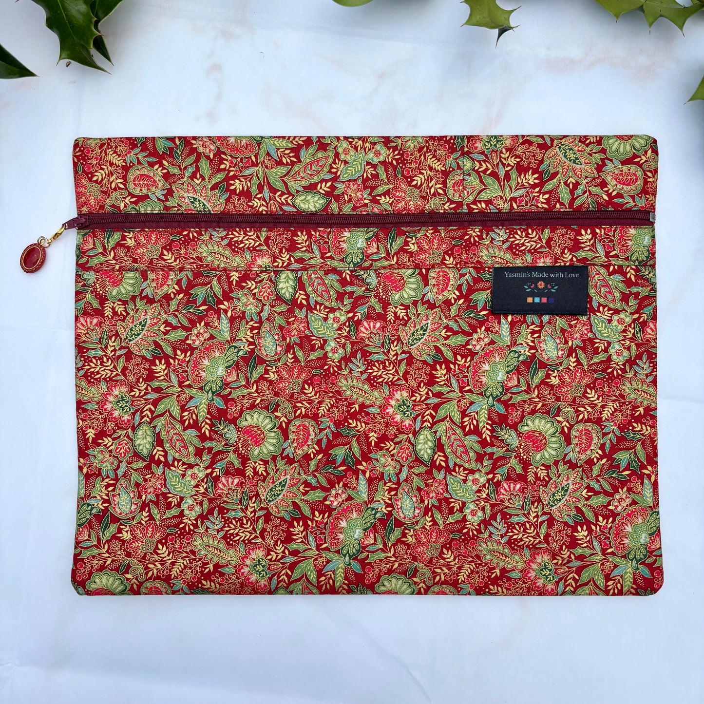 Christmas Project Bag for Cross-stitch & Embroidery