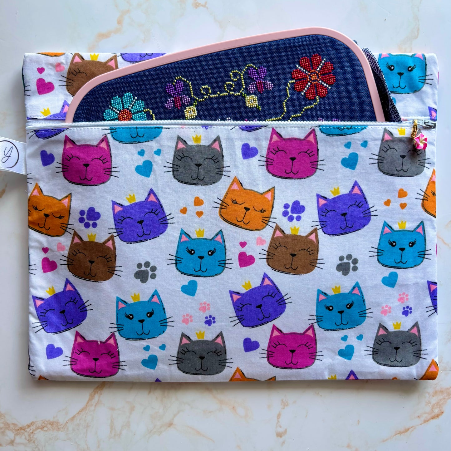 Project Bag for Cross-stich  & Embroidery