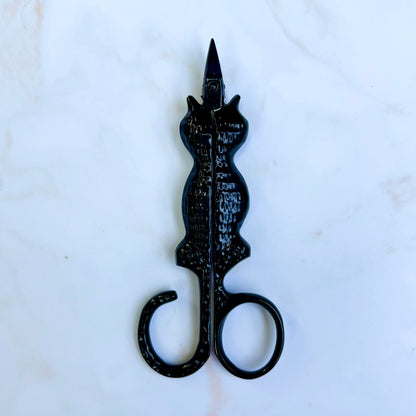 Cat Snips with tail finger loop and sharp stainless blades