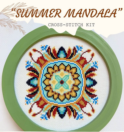 Summer Mandala Cross-stitch Kit