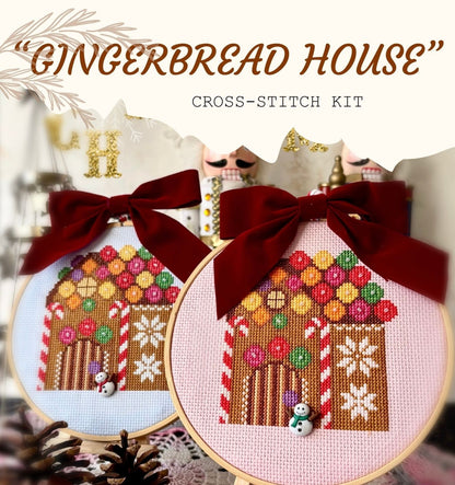 Gingerbread House Cross-stitch Kit