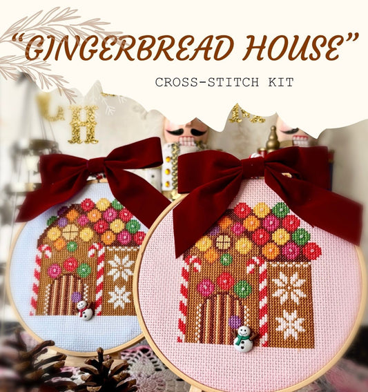 Gingerbread House Cross-stitch Kit