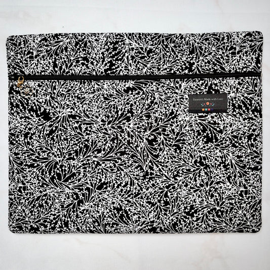 Night & Day Project Bag 11×14 quilting cotton craft organiser