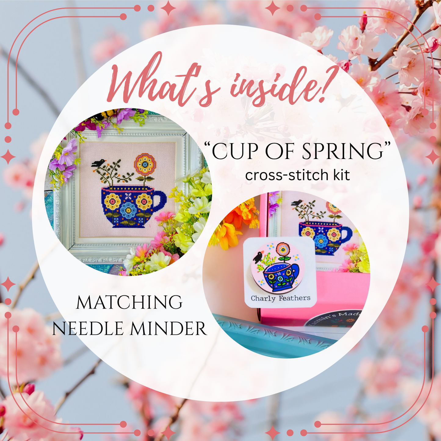 Spring Stitch Box | Quarterly Cross Stitch Subscription Box