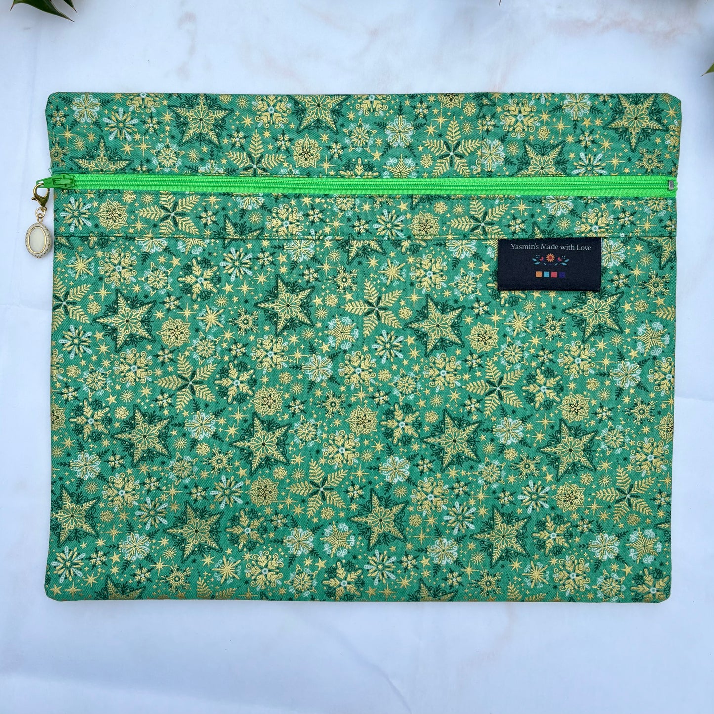 Christmas Project Bag for Cross-stitch & Embroidery