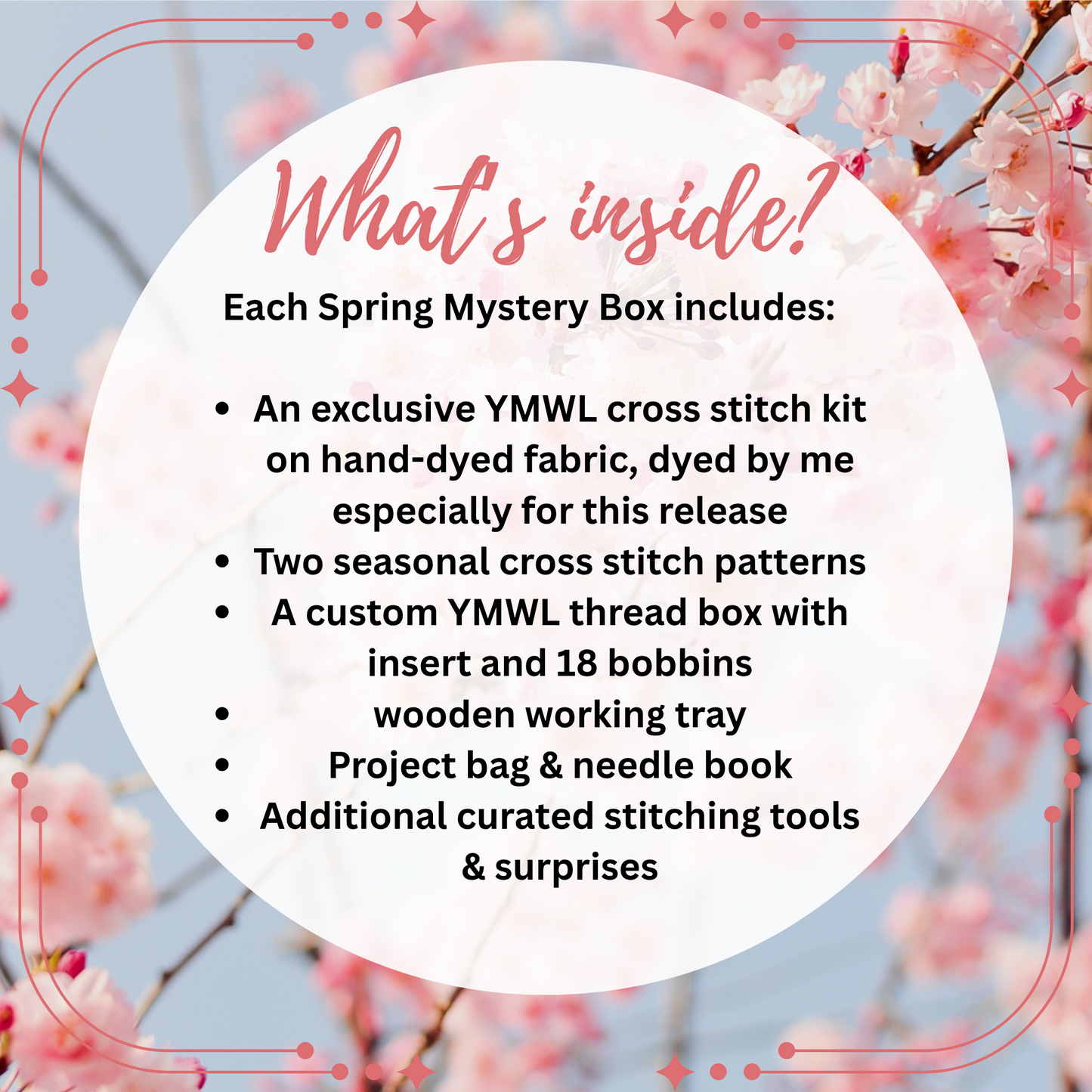 Spring Stitch Box | Quarterly Cross Stitch Subscription Box