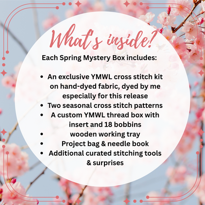 Spring Stitch Box | Quarterly Cross Stitch Subscription Box