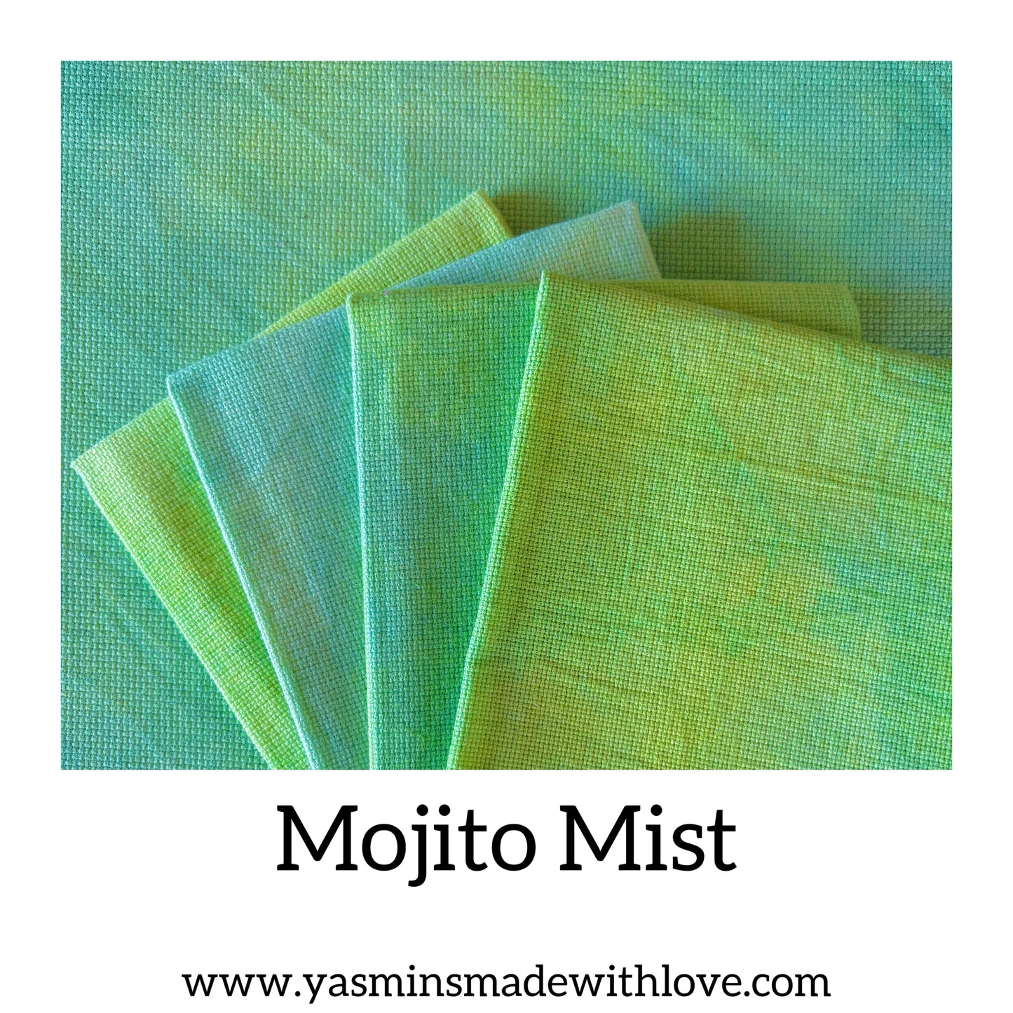 Mojito Mist Hand-Dyed Fabric