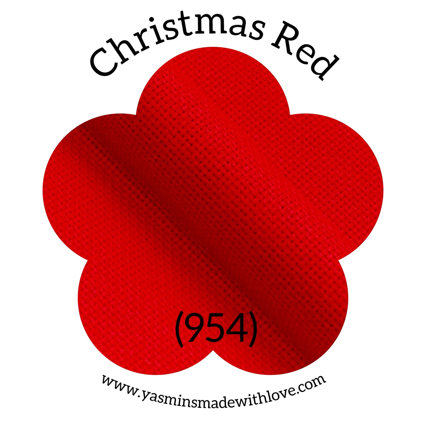 Zweigart 14ct Christmas Red Aida Fabric – 954