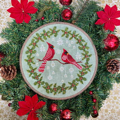 Winter Greetings Cross-stitch Pattern