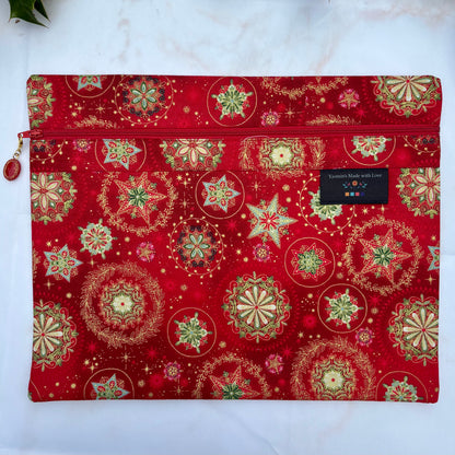 Christmas Project Bag for Cross-stitch & Embroidery