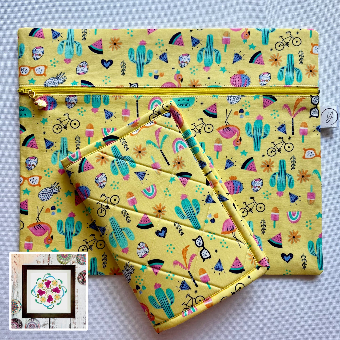 Project Bag for Cross stitch & Embroidery