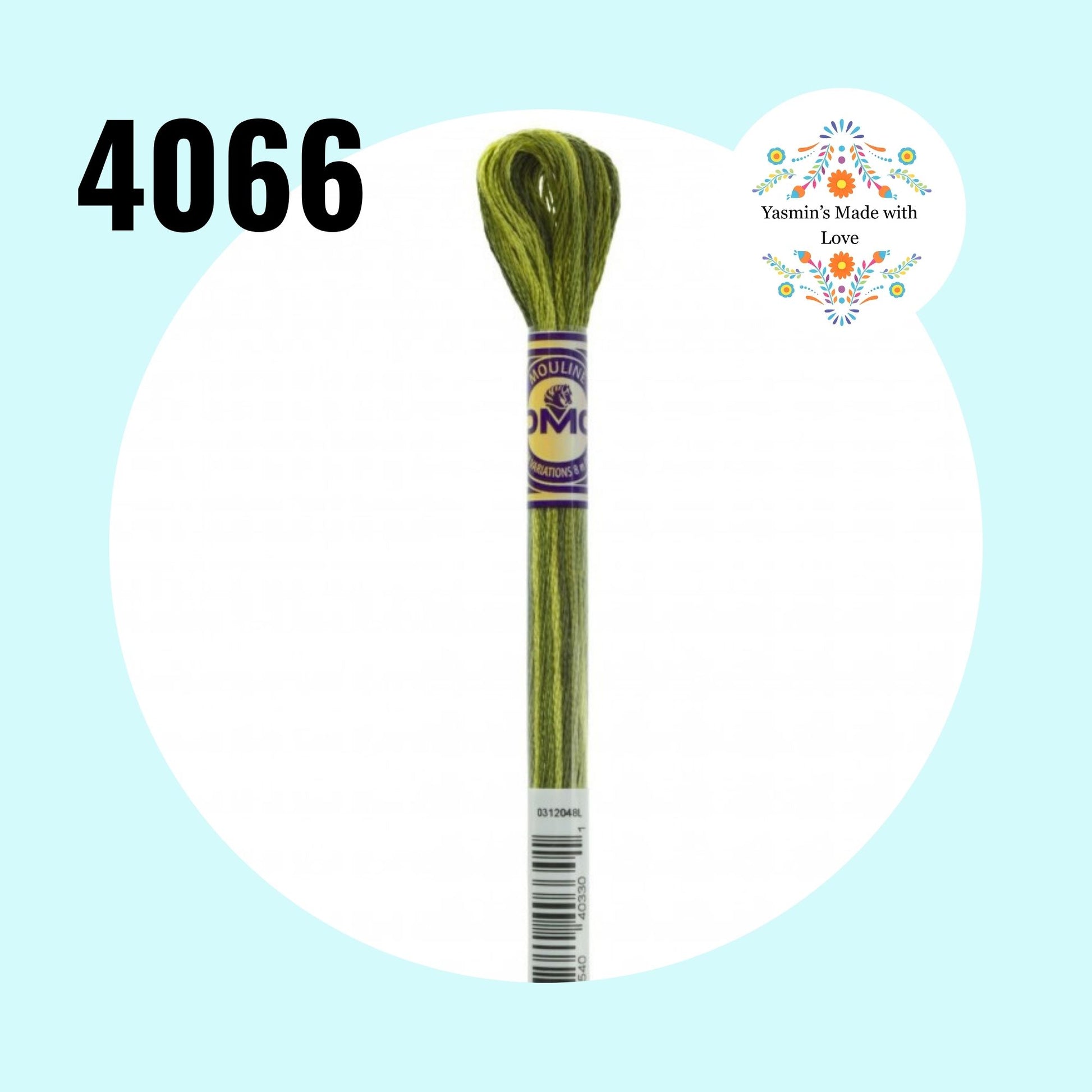 DMC 4066 Amazon Moss – DMC Colour Variations Embroidery Thread