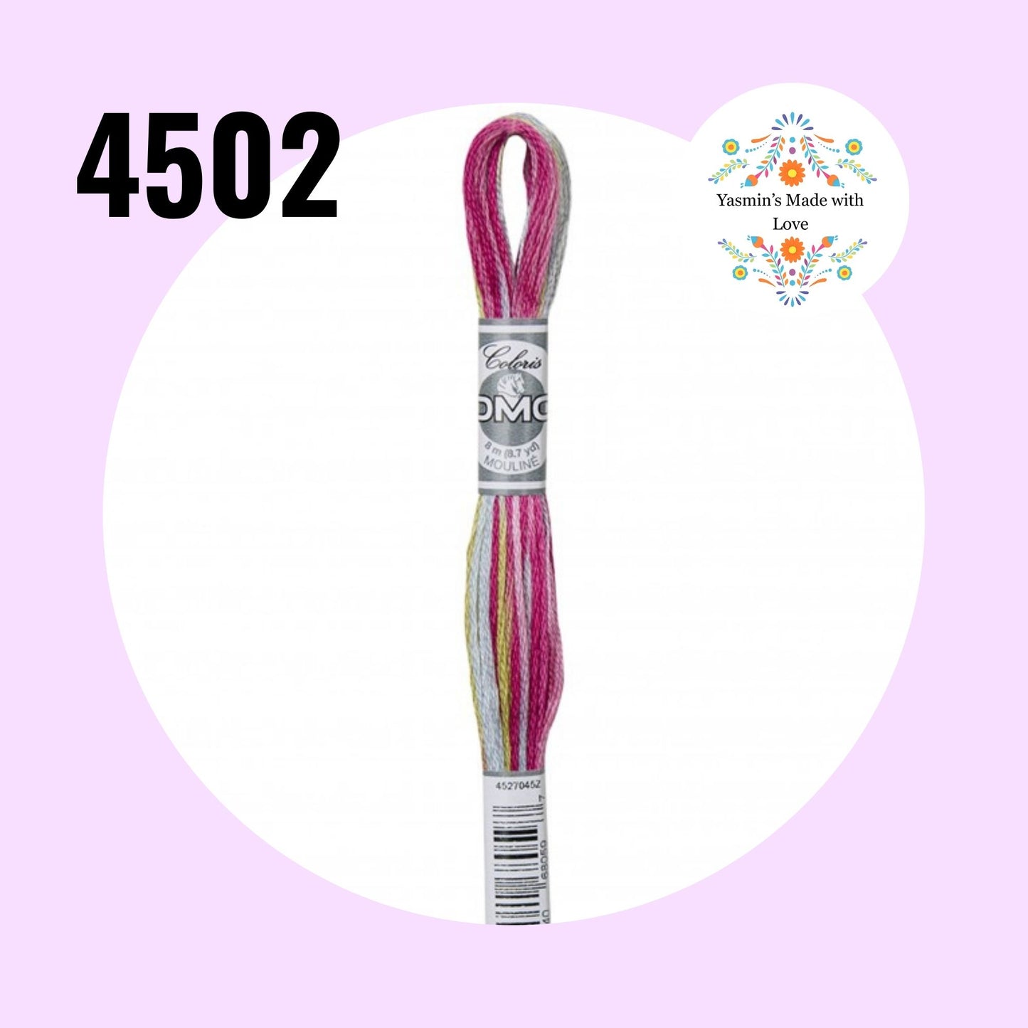 DMC 4502 Camelia DMC Coloris Embroidery Thread