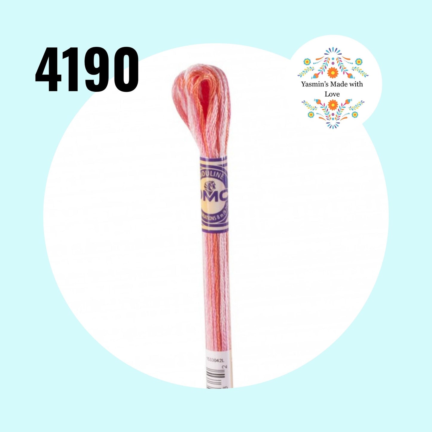 DMC 4190 Ocean Coral – DMC Colour Variations Embroidery Thread