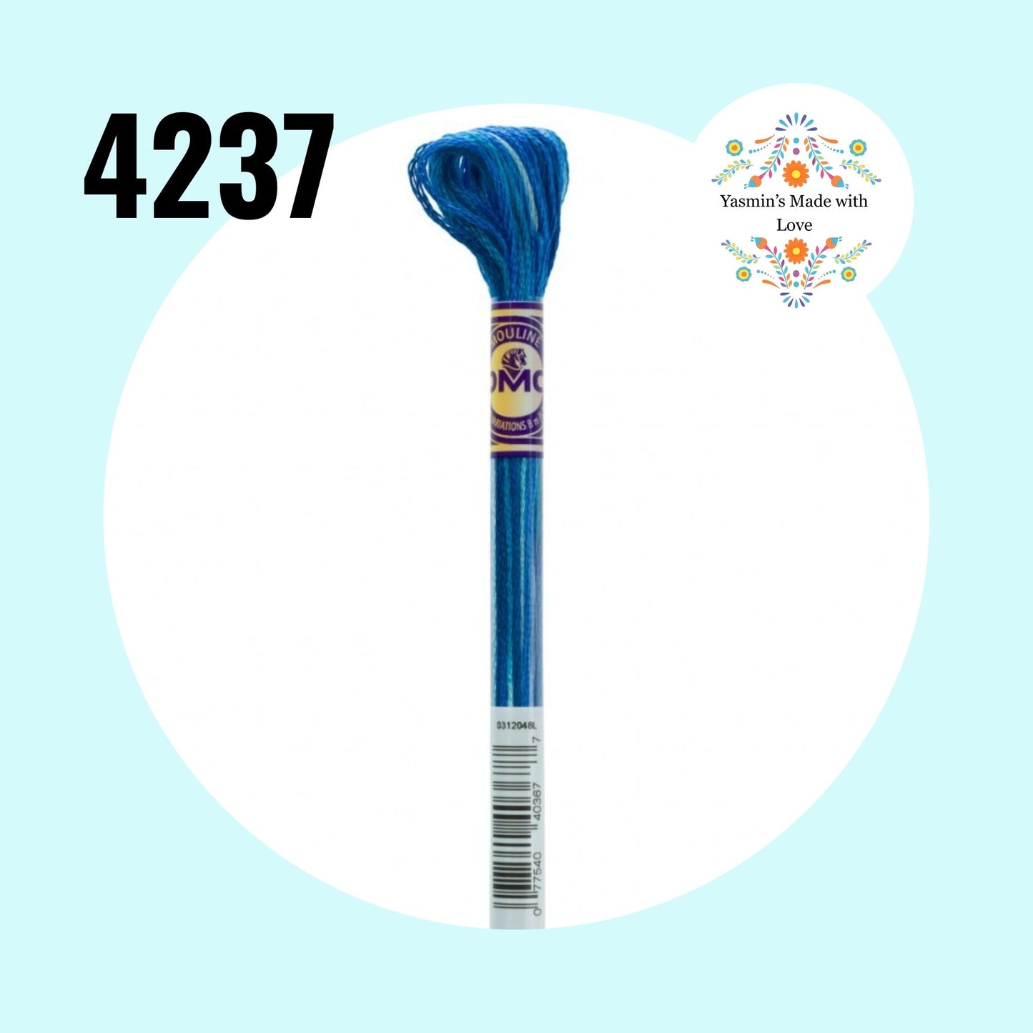 DMC 4237 Laguna Blue – DMC Colour Variations Embroidery Thread