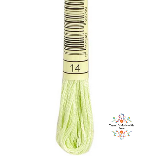 14 DMC Mouliné Standard Cotton