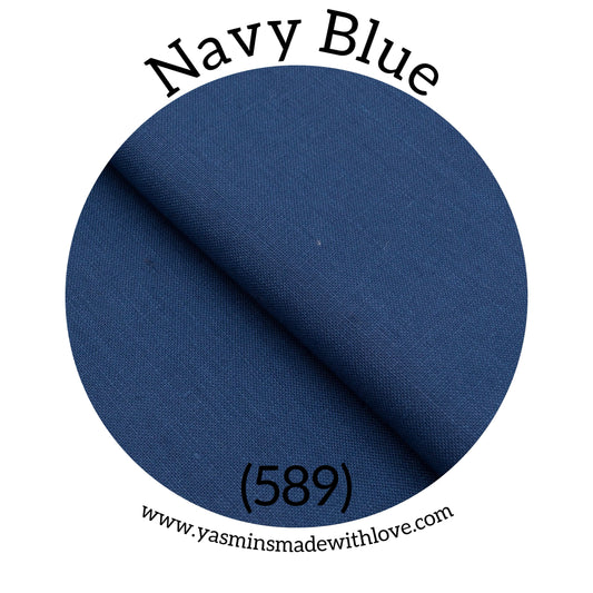 Zweigart 32ct Belfast Linen Evenweave – Navy Blue (589)