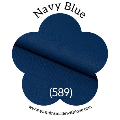 Zweigart 14ct Navy Blue Aida Fabric – 589
