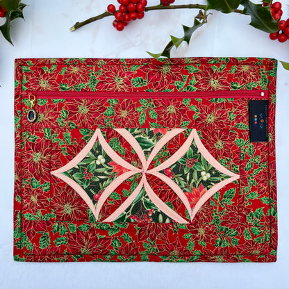 Christmas Project Bag for Cross-stitch & Embroidery