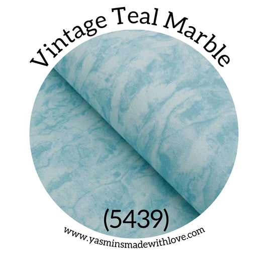Zweigart 32ct Murano Evenweave – Vintage Teal Marble (5439)