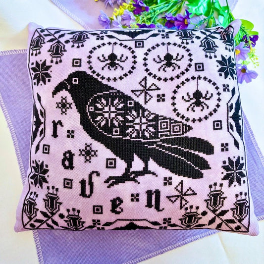 Raven Cross Stitch Kit