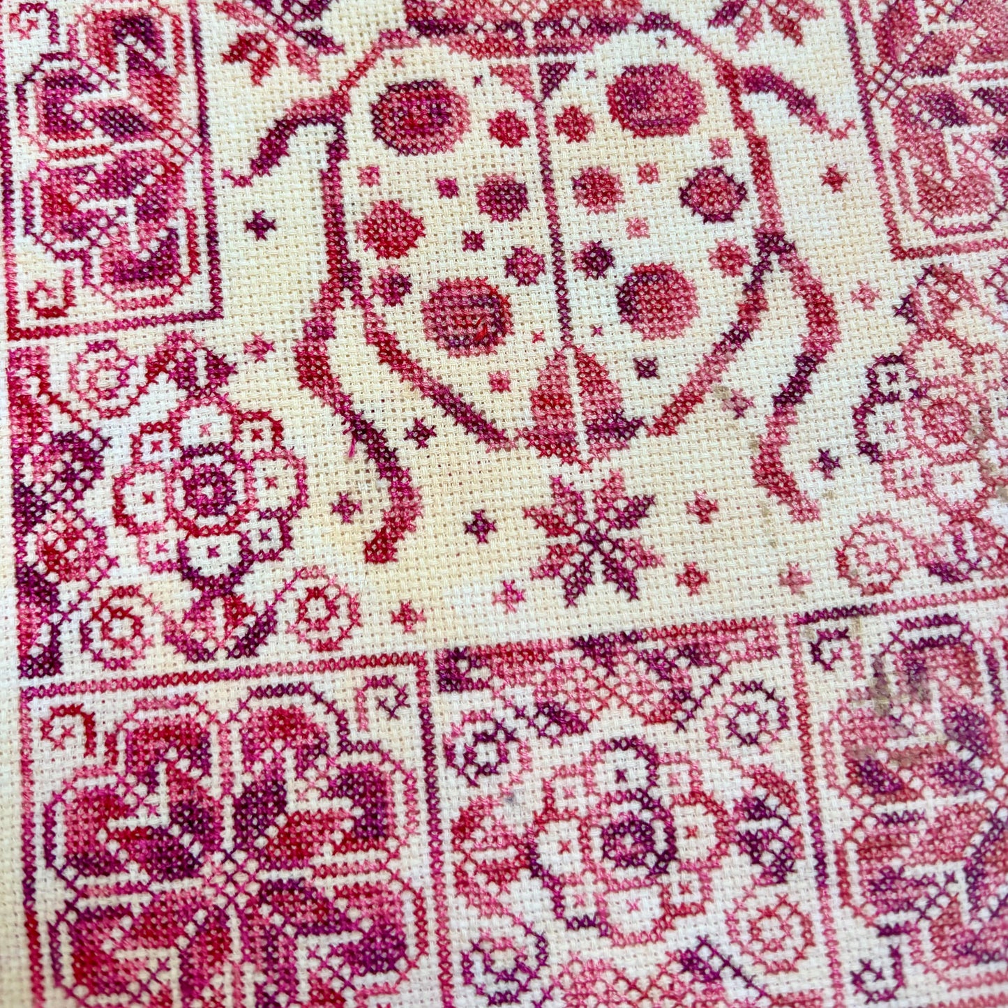 Nature Geometry - Ladybird Cross-stitch Pattern