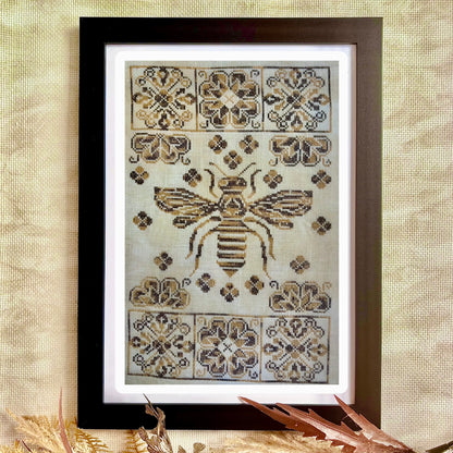 Nature's Geometry - Wasp Cross-stitch Pattern