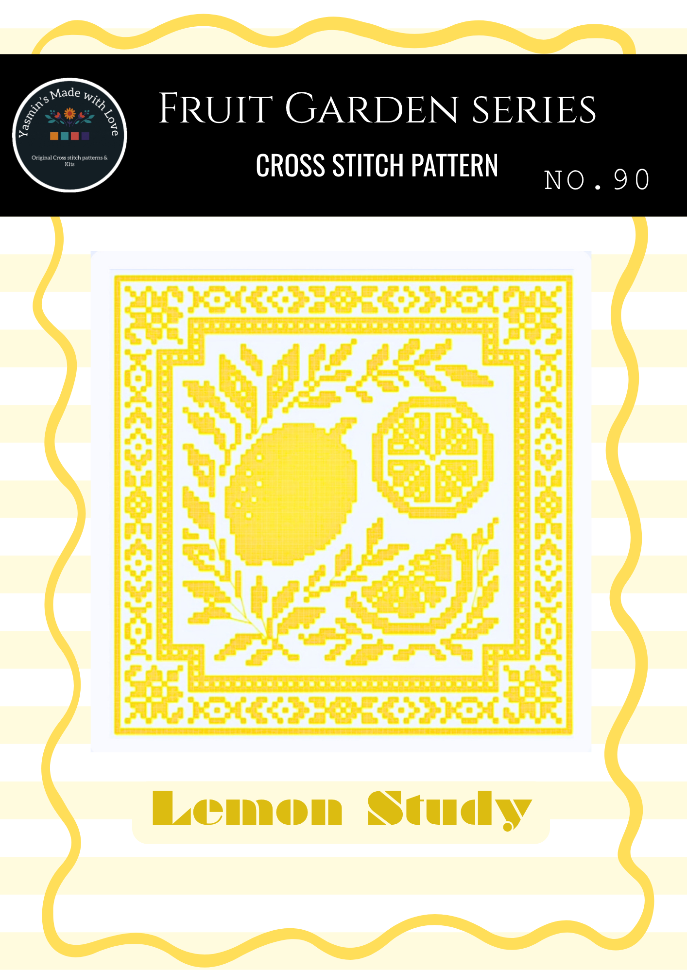 Lemon Study Cross stitch Chart