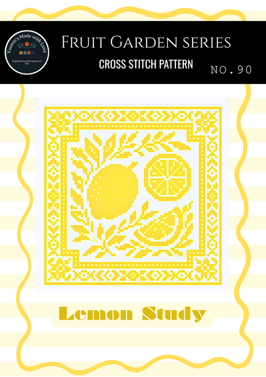 Lemon Study Cross stitch Chart
