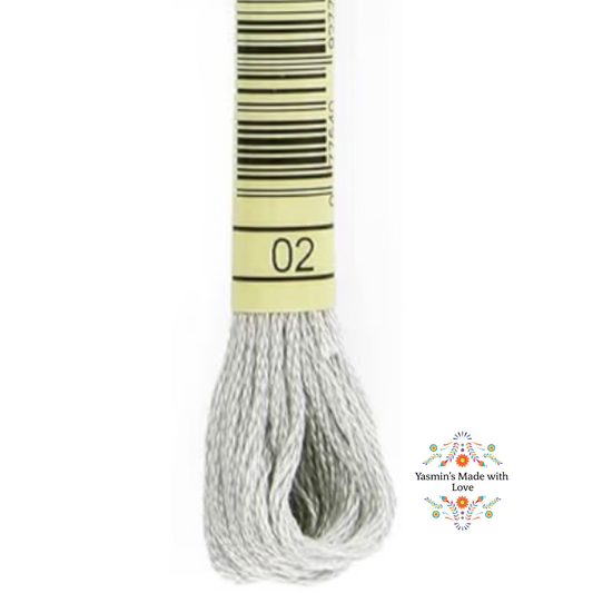 02 DMC Mouliné Standard Cotton