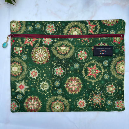Christmas Project Bag for Cross-stitch & Embroidery