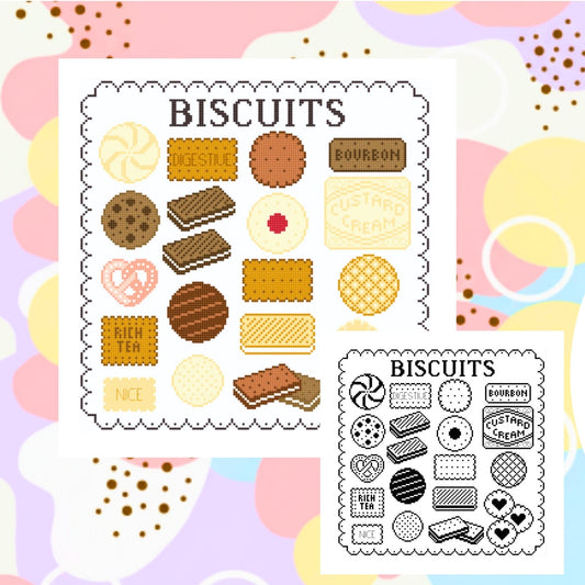 Biscuit Sampler Cross Stitch Pattern
