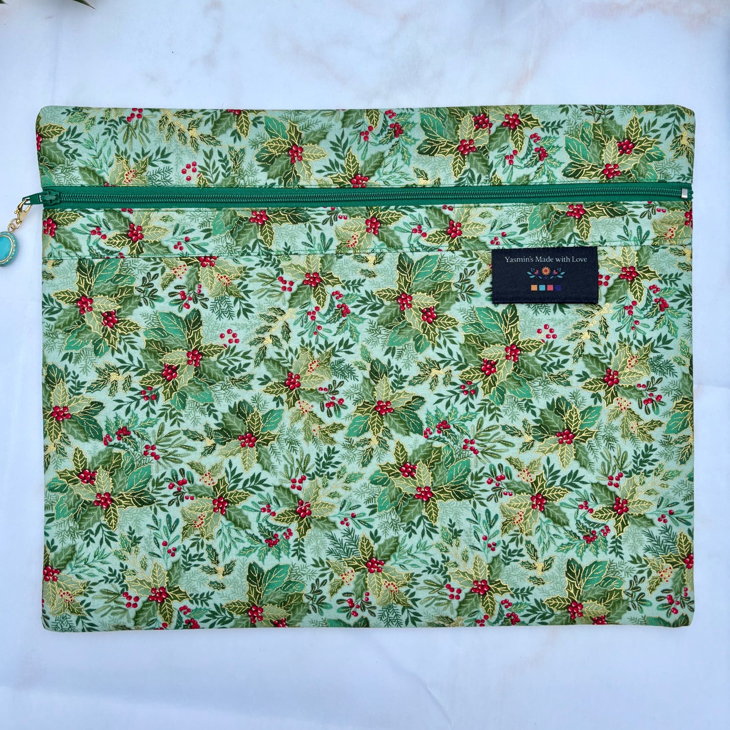 Christmas Project Bag for Cross-stitch & Embroidery