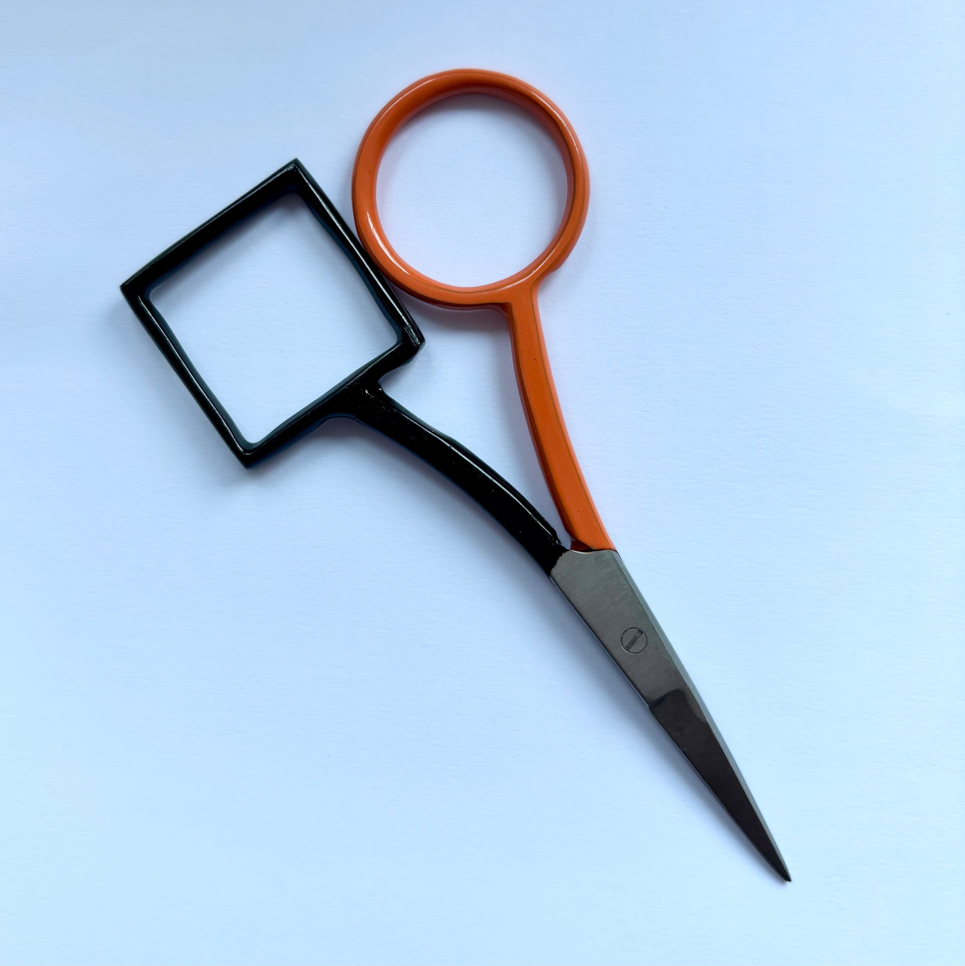 Orange & black Circle Square Scissors by Kelmscott Designs